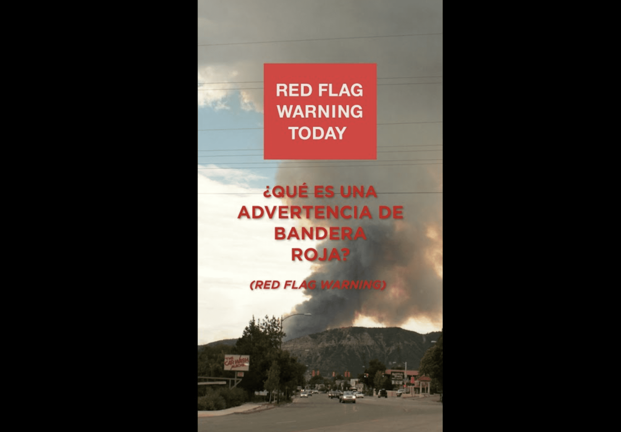 "Las Advertencias de Bandera Roja"